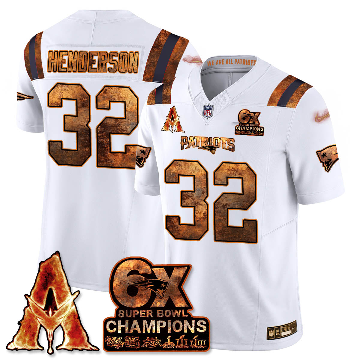 NE x Avatar 3 Fire and Ash Jersey V2 - Stitched