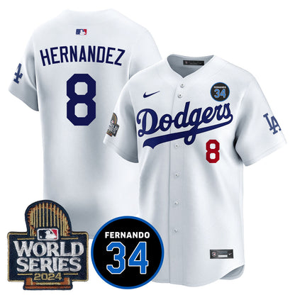 Dodgers Fernando Valenzuela Memorial Jersey - All Stitched-DTD