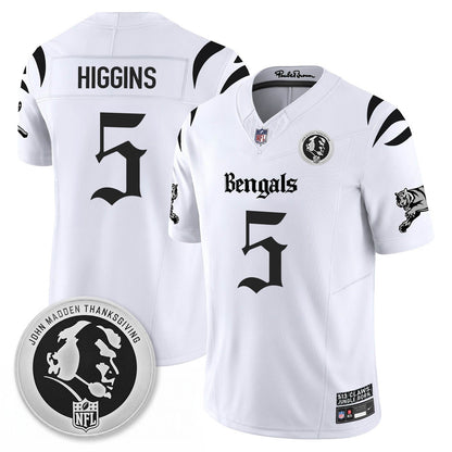 CIN Gothic Vapor Limited Jersey - John Madden Patch - All Stitched-DTD