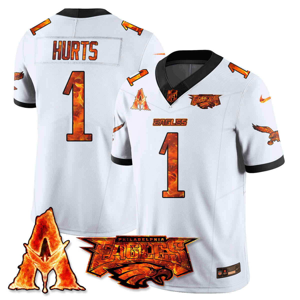 PHI x Avatar 3 Fire and Ash Jersey - Stitched-DTD