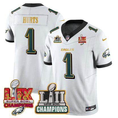 PHI LII-LIX Super Bowl Champions Vapor Limited Gold Jersey - All Stitched-DTD