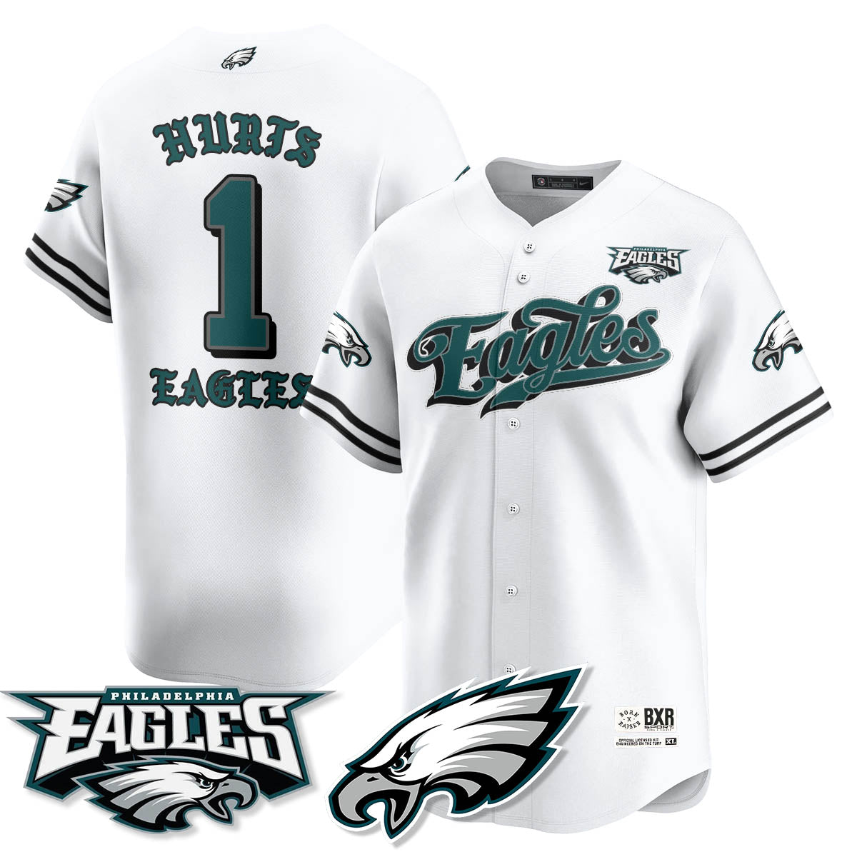 PHI Born x Raised Baseball Jersey - All Stitched-DTD
