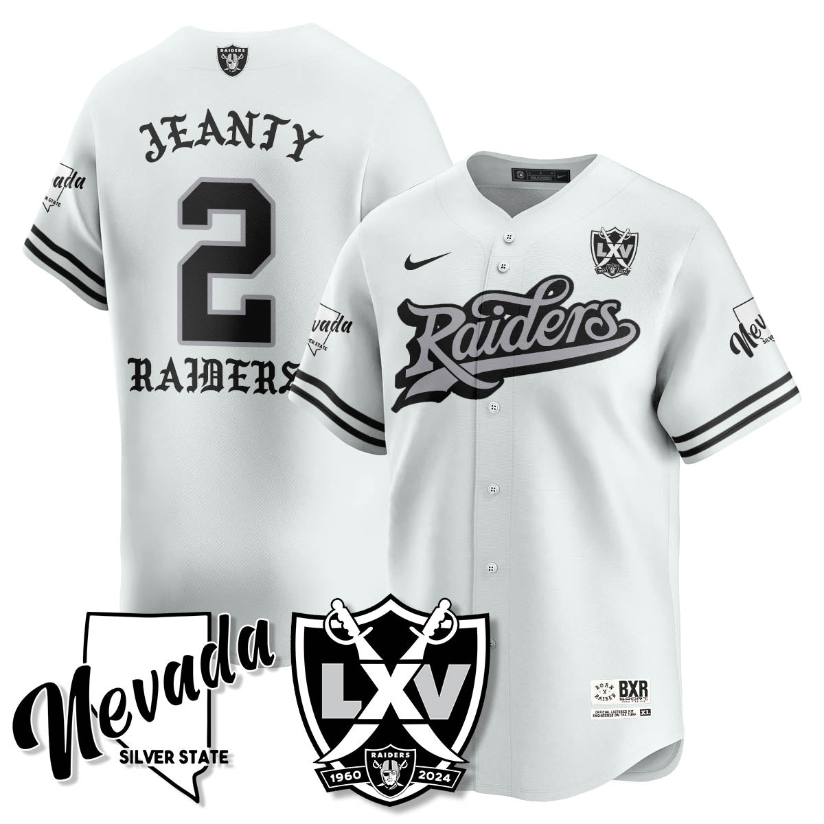LVR Born x Raised Baseball Jersey - All Stitched-DTD