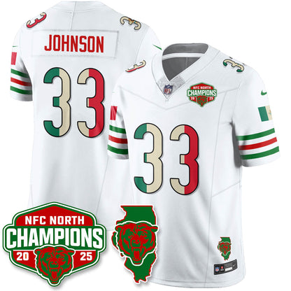 CHI Mexico NFC North Division Champions Vapor Limited Jersey - All Stitched-DTD