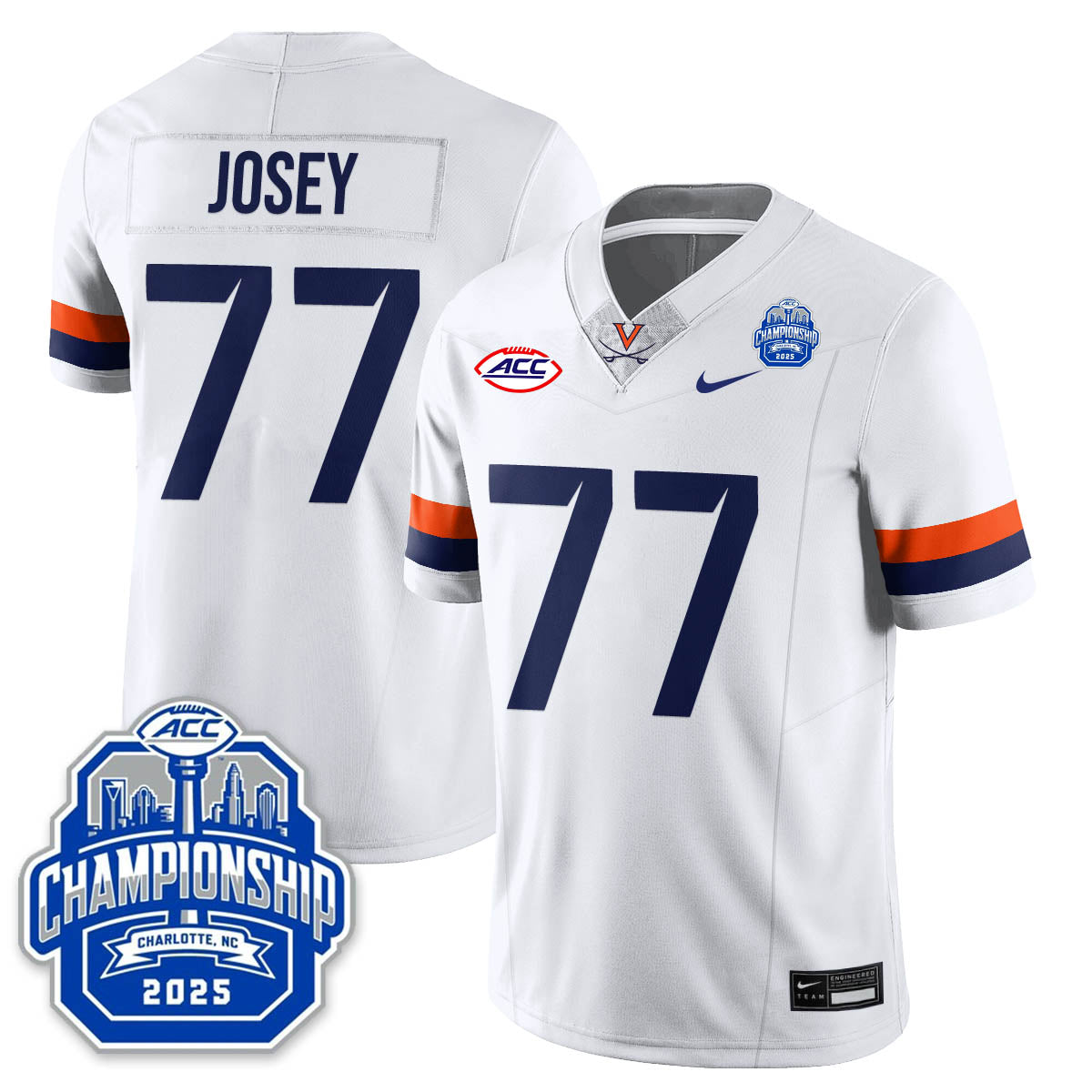 Virginia Football ACC Championship Vapor Limited Jersey - All Stitched-DTD