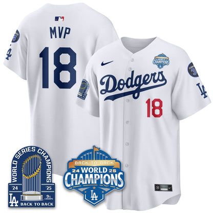 LAD 2025 World Series Champions Jersey - 9x Champs - All Stitched-DTD