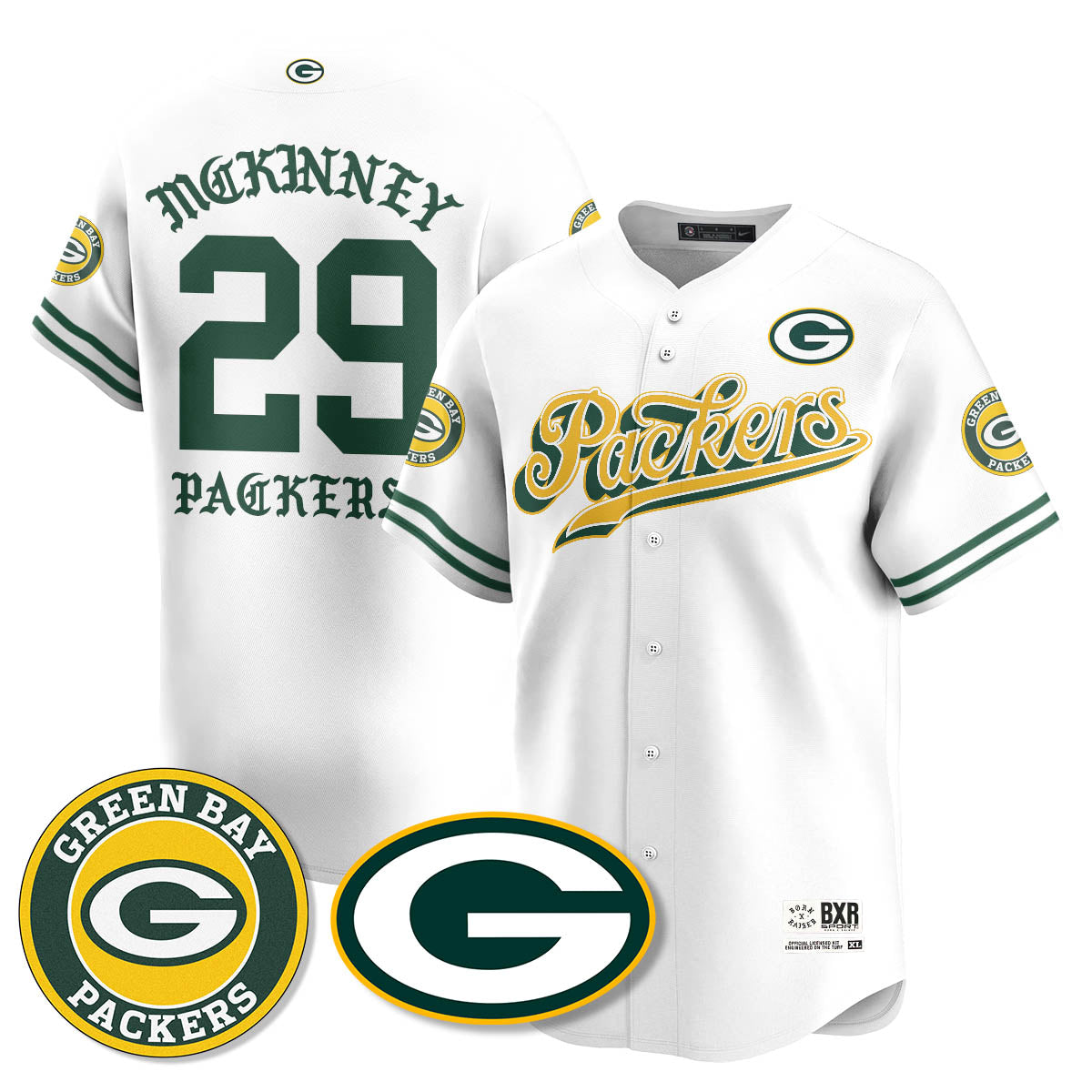 GB Born x Raised Baseball Jersey - All Stitched-DTD