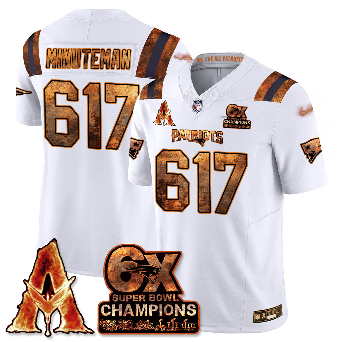 NE x Avatar 3 Fire and Ash Jersey V2 - Stitched