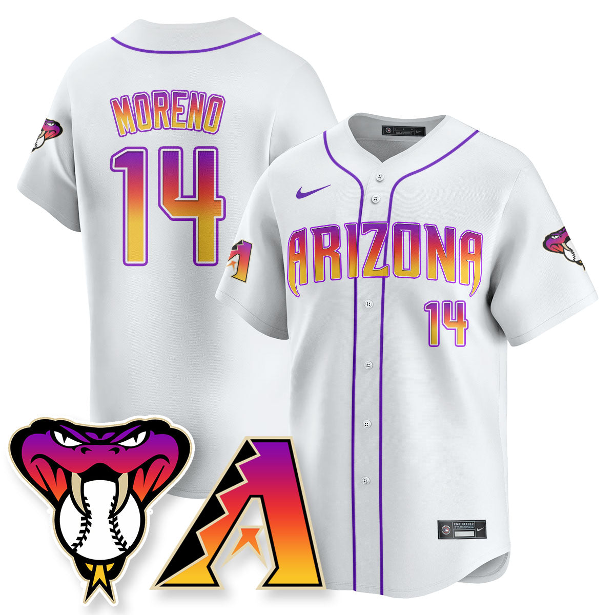 ARI 2025 City Connect Concept Jersey - All Stitched-DTD