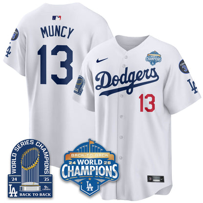 LAD 2025 World Series Champions Jersey - 9x Champs - All Stitched-DTD