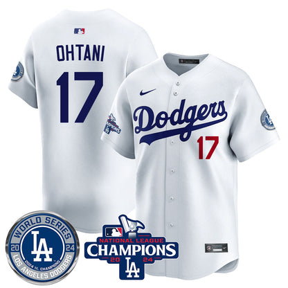 LAD World Series NL Champions Jersey - All Stitched-DTD