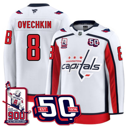 WSH 2025 Premium Jersey - 900 GOALS -  All Stitched-DTD
