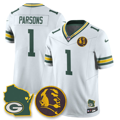 GB Vapor Limited Jersey - John Madden Patch - All Stitched-DTD
