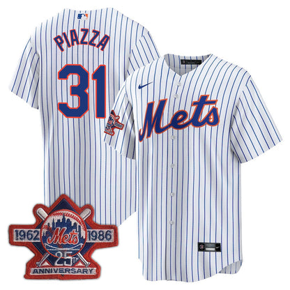NYM Limited Jersey - 1986 Patch - All Stitched-DTD