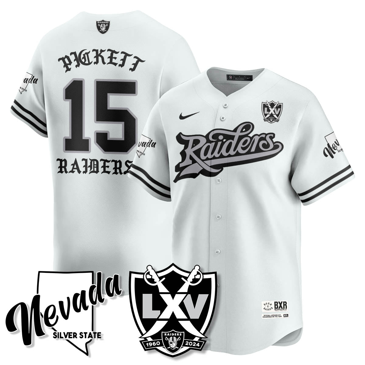 LVR Born x Raised Baseball Jersey - All Stitched-DTD