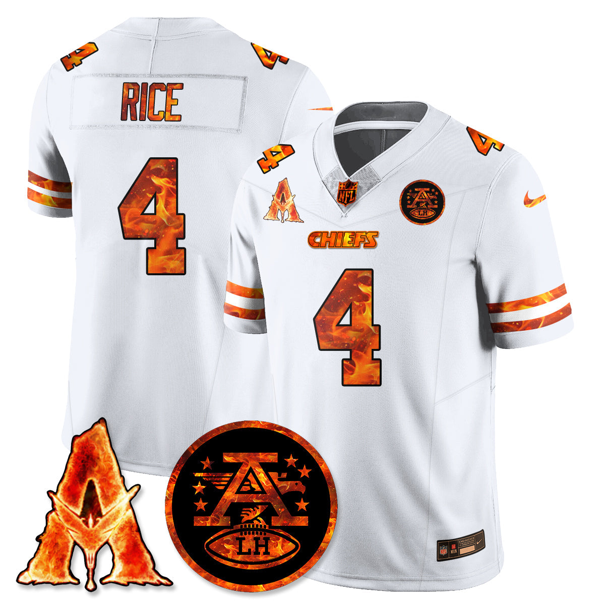 KC x Avatar 3 Fire and Ash Jersey - Stitched-DTD