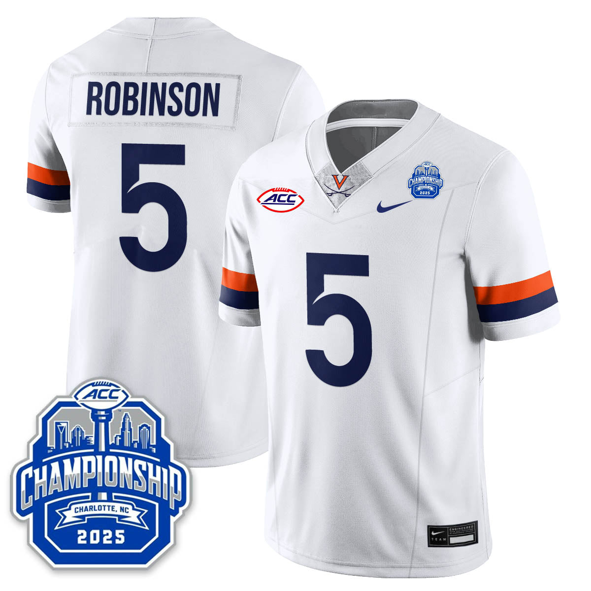 Virginia Football ACC Championship Vapor Limited Jersey - All Stitched-DTD