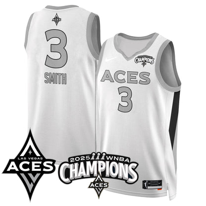 Las Vegas Aces 2025 WNBA Championship Jersey - All Stitched-DTD