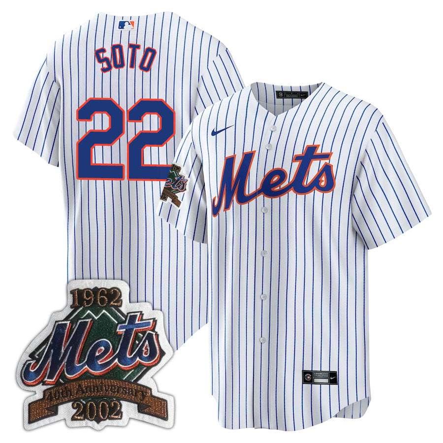NYM Limited Jersey - 2002 Patch - All Stitched-DTD