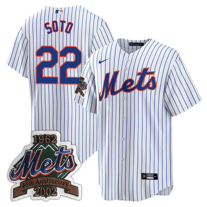 NYM Limited Jersey - 2002 Patch - All Stitched-DTD