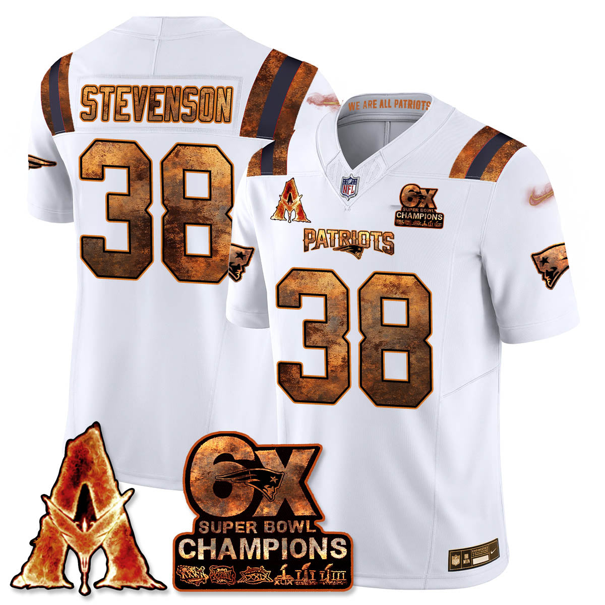 NE x Avatar 3 Fire and Ash Jersey V2 - Stitched