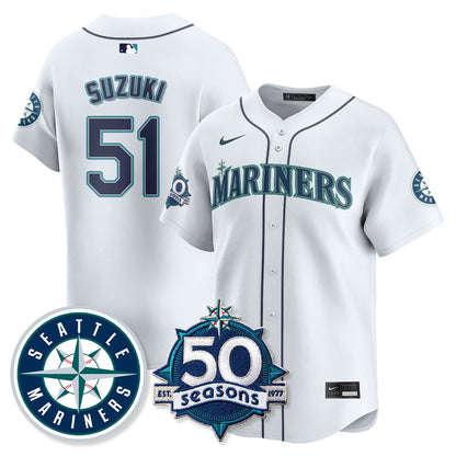 SEA Vapor Premier Limited Jersey - 50th Anniversary - All Stitched-DTD