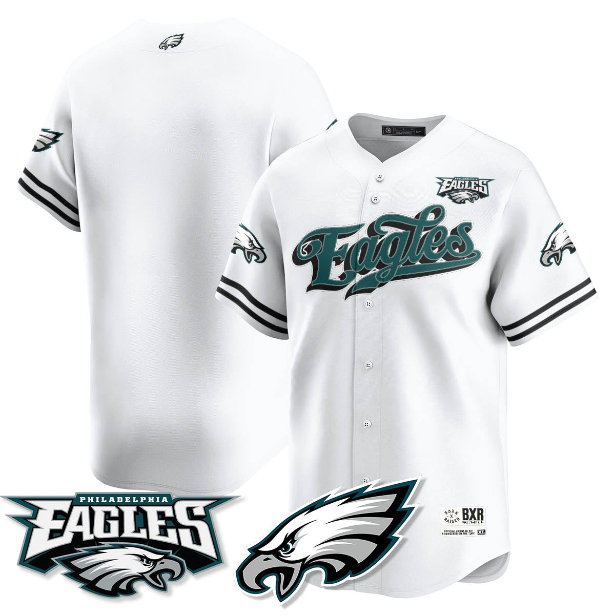 PHI Born x Raised Baseball Jersey - All Stitched-DTD