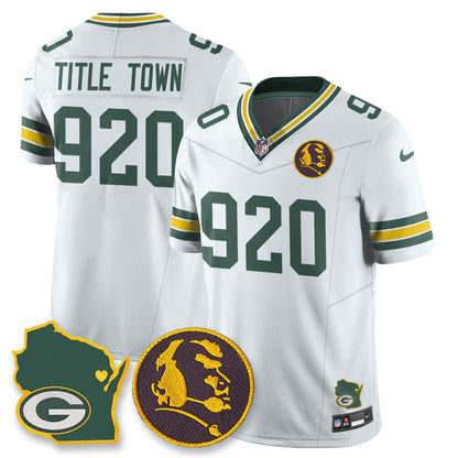 GB Vapor Limited Jersey - John Madden Patch - All Stitched-DTD