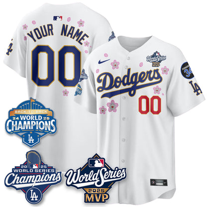 Yoshinobu Yamamoto LAD 2025 World Series MVP Jersey - All Stitched-DTD