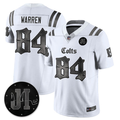 IND 'Dark Gothic' Vapor Limited Jersey - Jim Irsay Patch - All Stitched-DTD