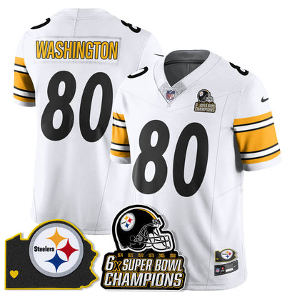 PIT 6-Time Champions Patch Vapor Limited Jersey - All Stitched-DTD