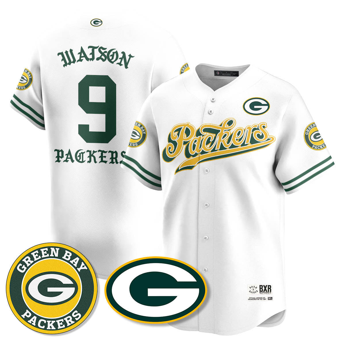 GB Born x Raised Baseball Jersey - All Stitched-DTD