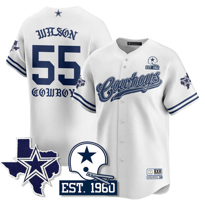 DAL Born x Raised Baseball Jersey - All Stitched-DTD