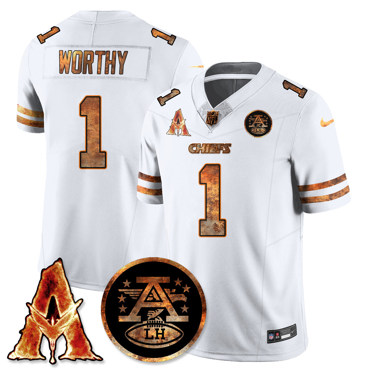 KC x Avatar 3 Fire and Ash Jersey V2 - Stitched-DTD