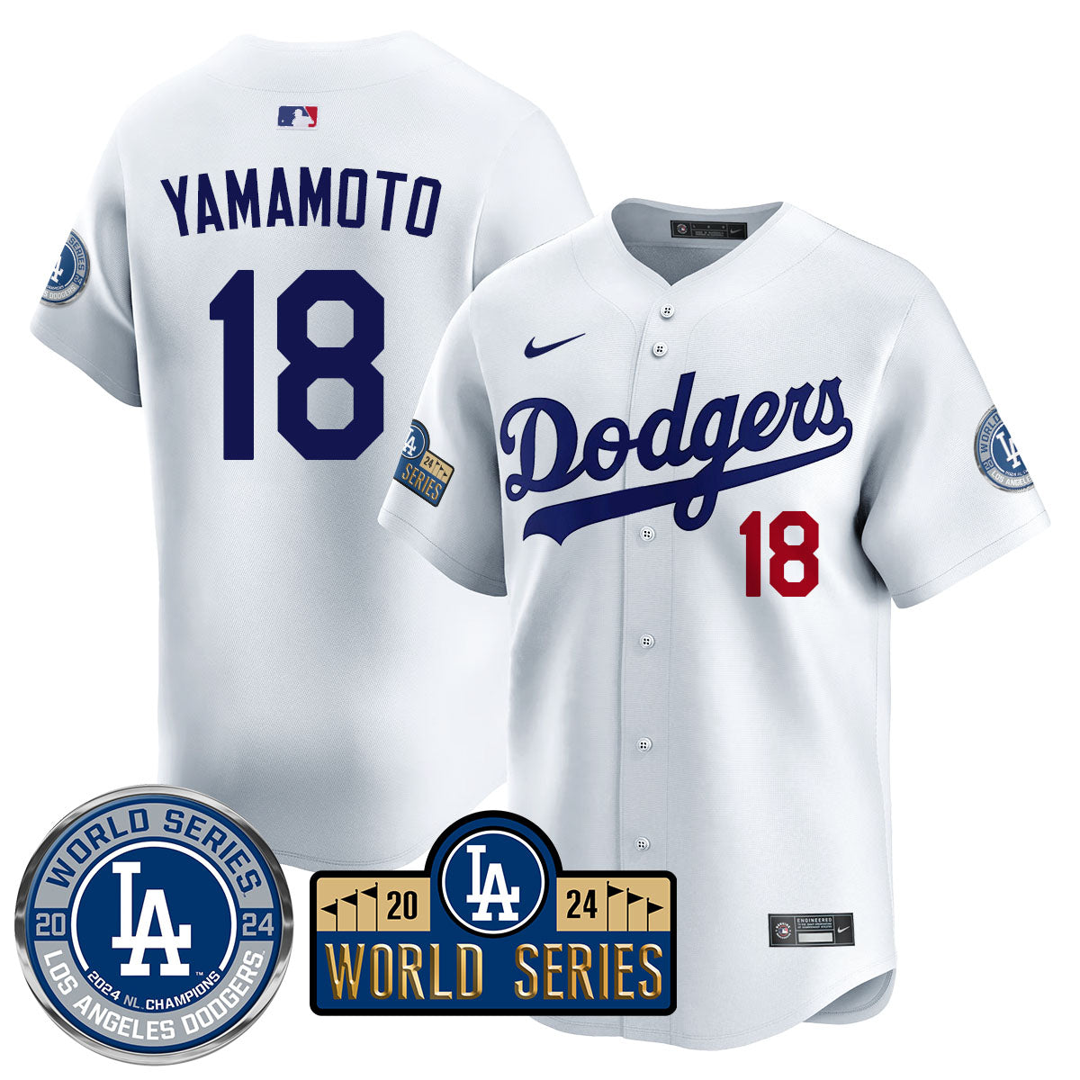 LAD World Series 2024 Jersey - All Stitched-DTD