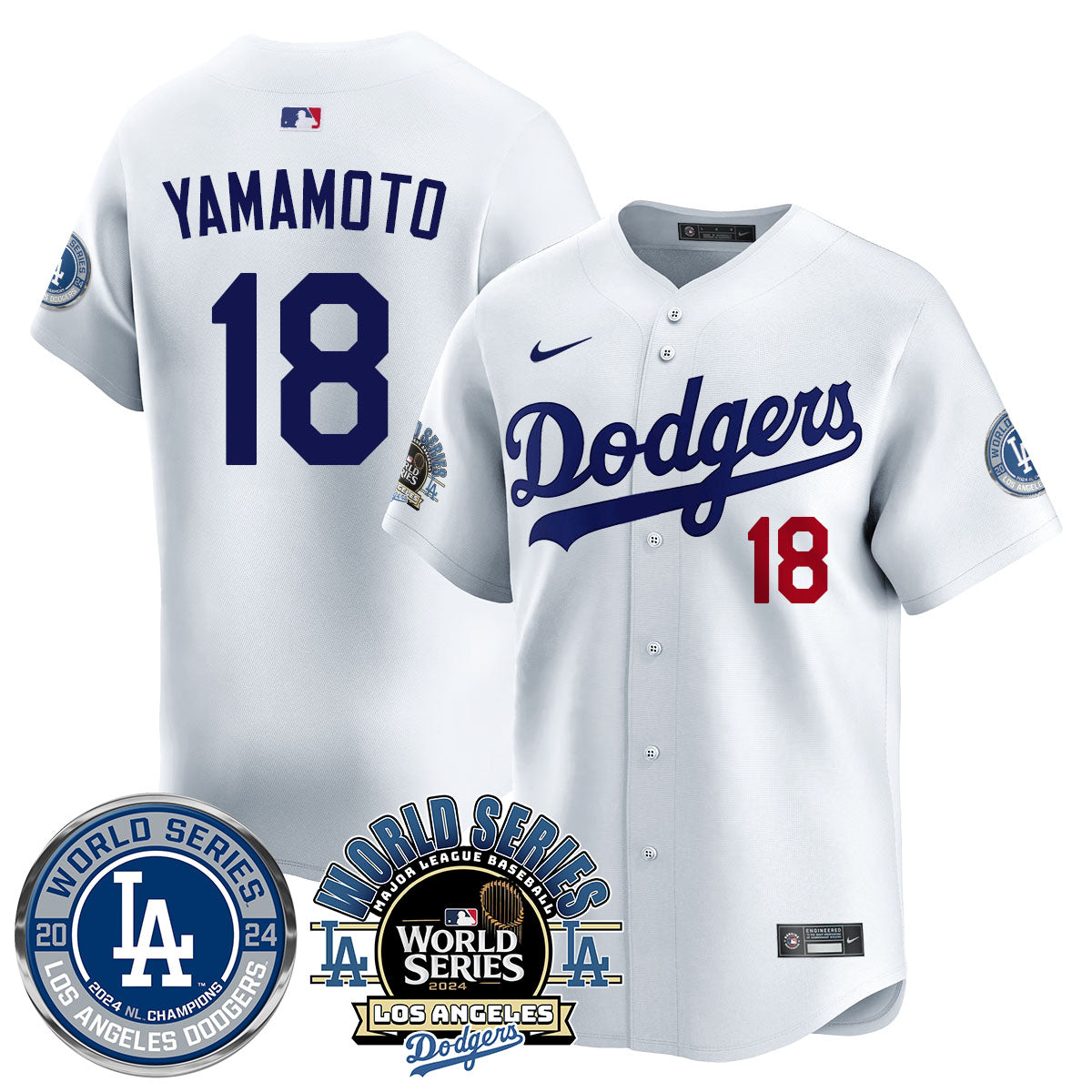 LAD World Series 2024 Jersey - All Stitched-DTD