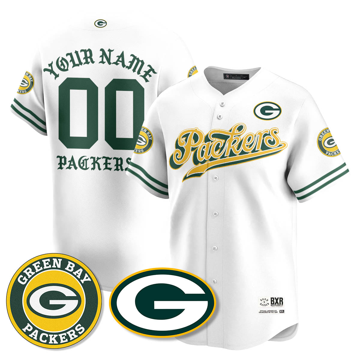 GB Born x Raised Baseball Jersey - All Stitched-DTD