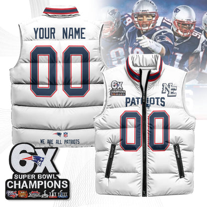 NE 6-Time Champions Unisex Puffer Vest-DTD