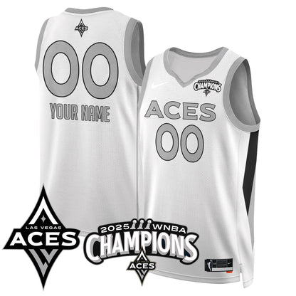 Las Vegas Aces 2025 WNBA Championship Jersey - All Stitched-DTD