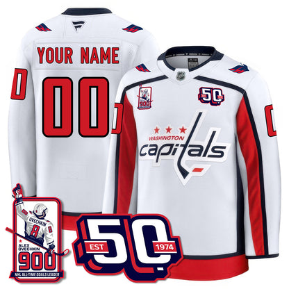 WSH 2025 Premium Jersey - 900 GOALS -  All Stitched-DTD