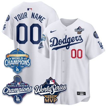 Yoshinobu Yamamoto LAD 2025 World Series MVP Jersey - All Stitched-DTD