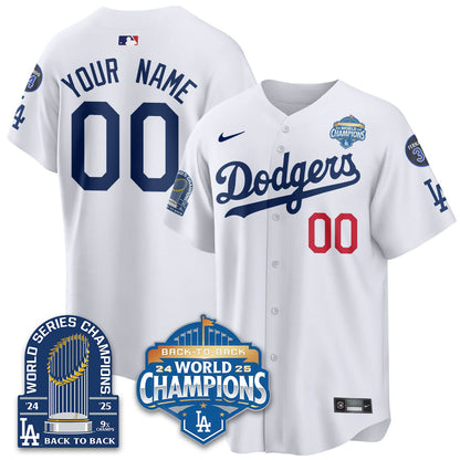 Custom LAD 2025 World Series Champions Jersey - 9x Champs - All Stitched-DTD