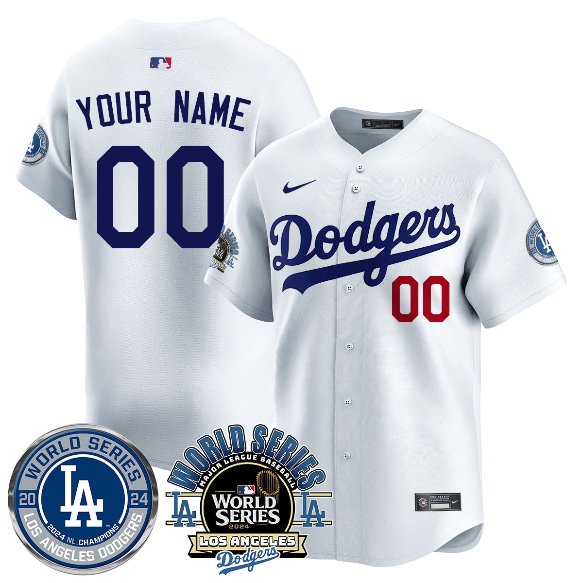 LAD World Series 2024 Custom Jersey - All Stitched-DTD