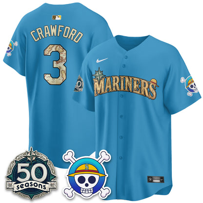 SEA OP Japanese Cartoon Vapor Limited Jersey - Printed-DTD