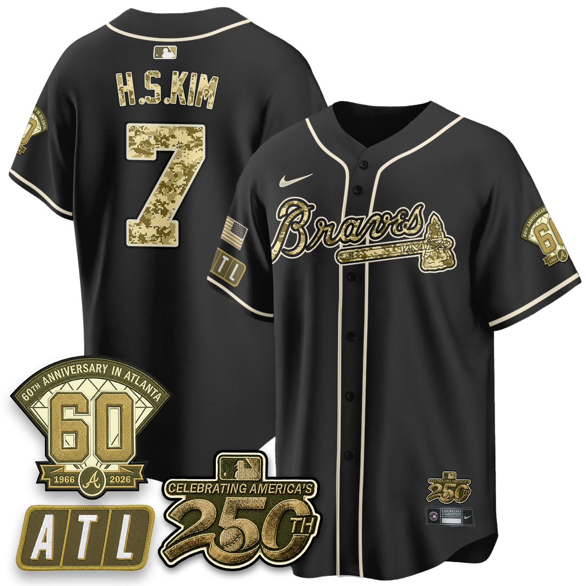 ATL Salute to Service 2026 Vapor Limited Jersey - All Stitched-DTD