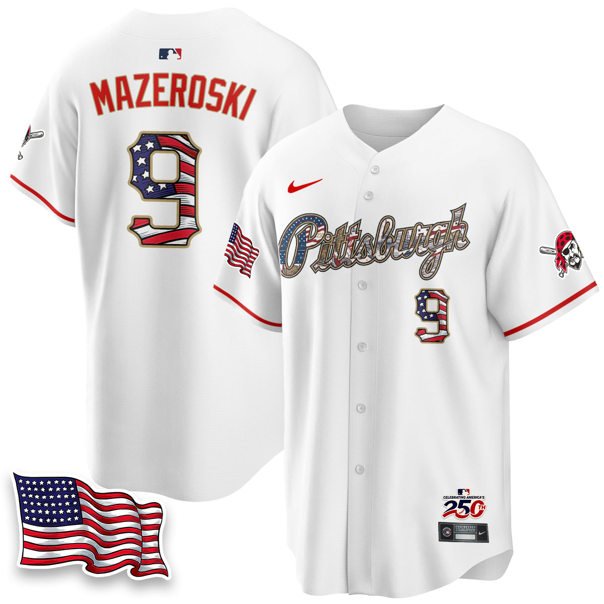 PIT 2026 Independence Day USA Vapor Limited Jersey - Stitched-DTD
