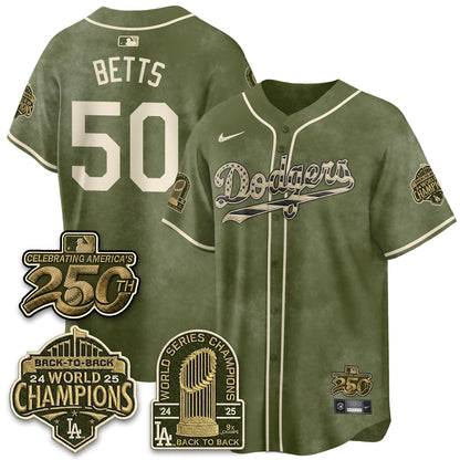 LAD New Era Olive 2026 Armed Forces Day Jersey -All Stitched V2-DTD