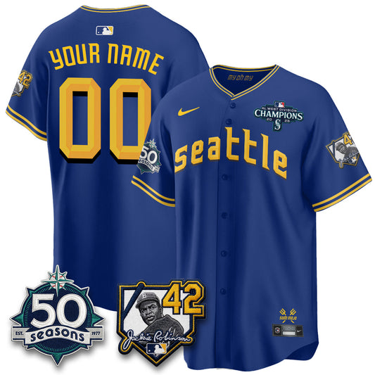 SEA 2026 Jackie Robinson New Era Vapor Custom Limited Jersey - All Stitched-DTD