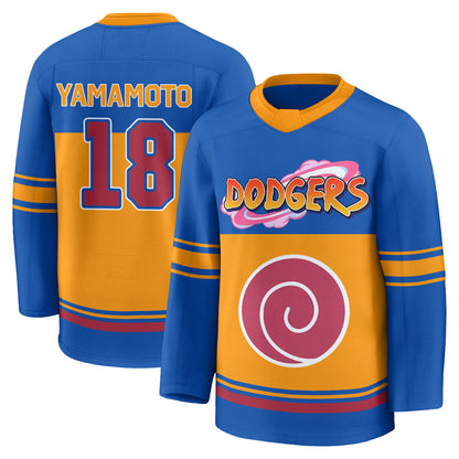 LAD Naruto Edition Vapor Hockey Jersey - Stitched-DTD