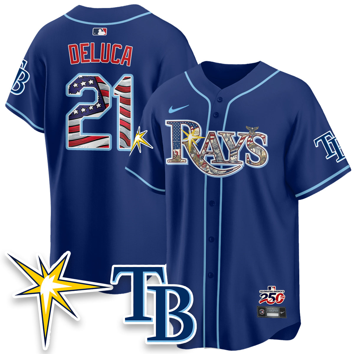 TB Independence Day USA 2026 Vapor Limited Jersey - Stitched-DTD